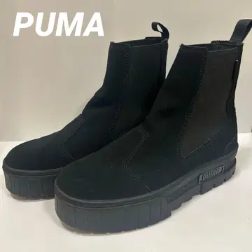 미사용급! PUMA 첼시 부츠 스니커즈 사이드 고어 통굽
