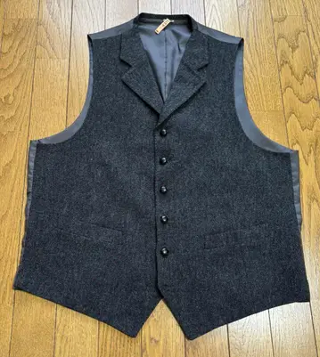 오드 베스트 3 트레디셔널 옷깃 베스트 지레 가을/겨울 홈스펀