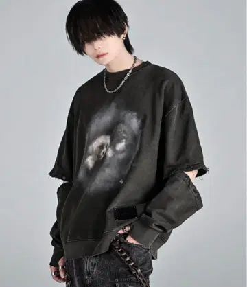 [ ADRER ] 스위치 슬리브 헤비 웨이트 맨투맨 XS 사이즈