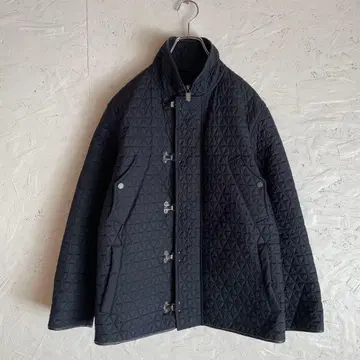 고급 dunhill 던힐 가죽 파이핑 퀼팅 자켓