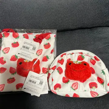 개구리 피클스 딸기 보아 복조리, 파우치 세트