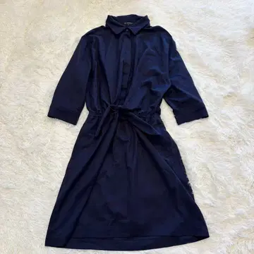 23구/온워드 카시야마/ 네이비/ 셔츠 원피스/ 사이즈 48