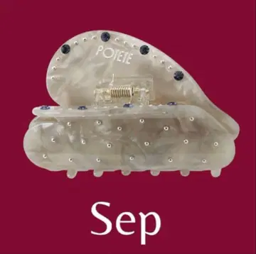 POTETE Birth month stone heart clip Sep