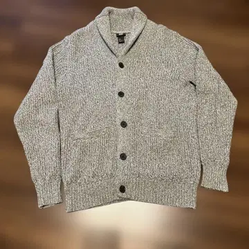 남성용 H&M 그레이 니트 가디건 M 사이즈