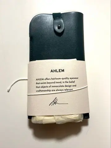 AHLEM 아렘 안경 케이스 안경닦이 주머니 3종 세트