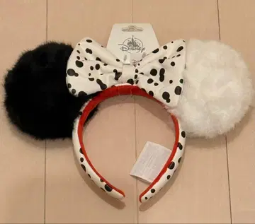 [ 미사용 새상품 ] 크루엘라 머리띠 홍콩 디즈니