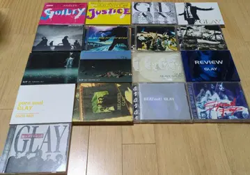 GLAY CD 앨범 17장 세트