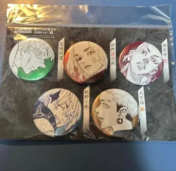 도쿄 리벤저스전 캔뱃지 세트 A