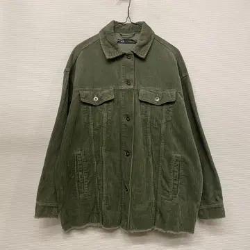 ZARA 자라 코듀로이 오버 자켓