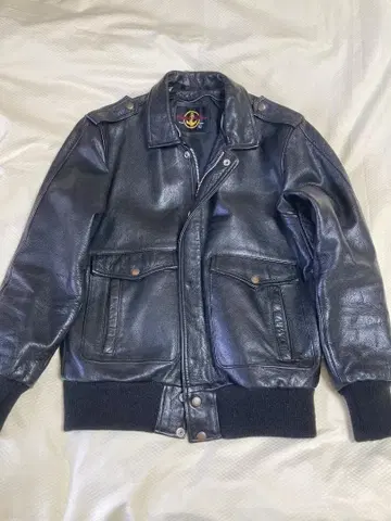 가죽 자켓 소가죽 블랙 L