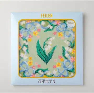 꽃무늬 손수건 만평 호텔 페이러 손수건 FEILER