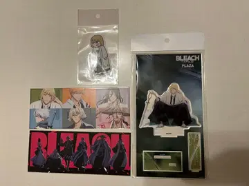 BLEACH 플라자 아크릴 스탠드 지로리 스티커 특전 히라코 신지