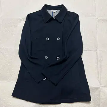 네이비 더블 브레스트 테일러드 자켓