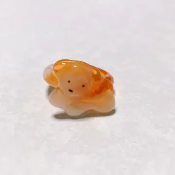 제멋대로인 아기곰 달리는 강아지 마블 반지