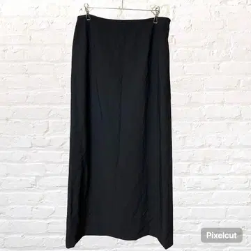 11201 꼼사데모드 울 100% 무릎 기장 타이트 스커트 네이비 15호