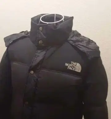 THE NORTH FACE 두툼한 다운 자켓 블랙