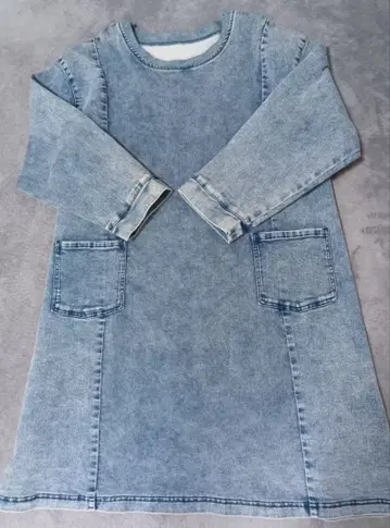 스트레치 데님 원피스 3L