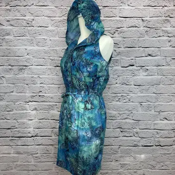 DONNA UNO 슬리브리스 원피스 사이즈 40 그린 계열 000387