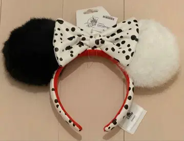 [ 미사용 새상품 ] 크루엘라 머리띠 101마리 강아지 홍콩 디즈니랜드