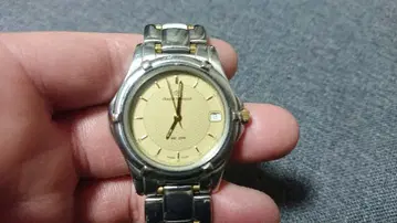 클로드 베르나르 쿼츠 손목시계 실버/골드