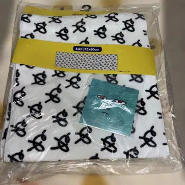 보보보보 보보보 스포츠 타월 25x90cm 씰 포함 (파란색)