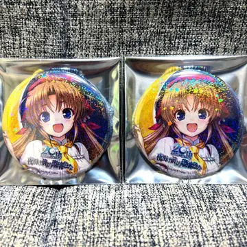 새벽보다 푸른색 타카미자와 나츠키 20주년 기념 트레이딩 캔뱃지 2개