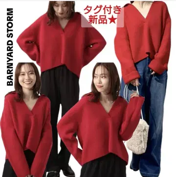 택 포함 새상품 슬림해 보이는 고급 캐시미어 혼방 스키퍼 니트