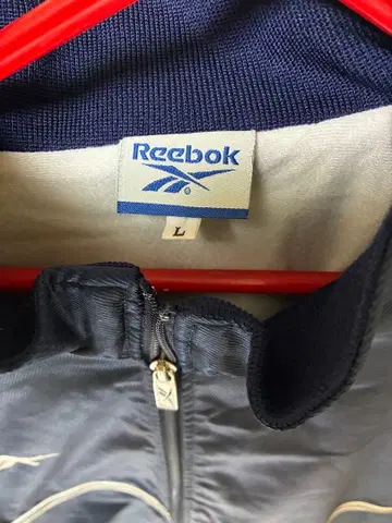 Reebok 나일론 자켓 L 네이비/화이트