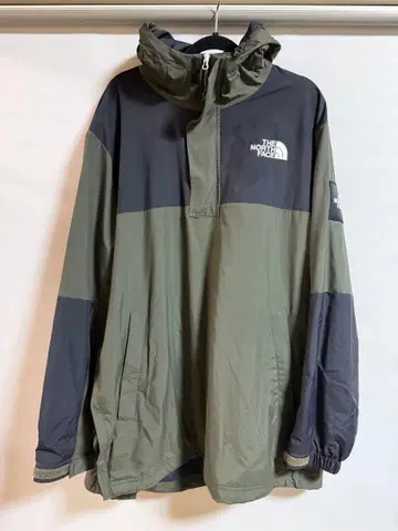 THE NORTH FACE 마운틴 후드티 L 올리브 그린/블랙