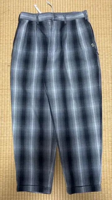 SSZ 19FW 옴브레 체크 피터팬츠 XS (S 상당)