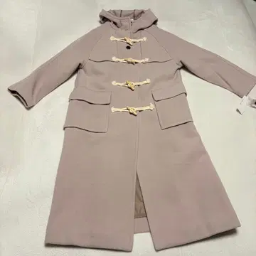 새상품 롱 더플 코트 그레이지 M