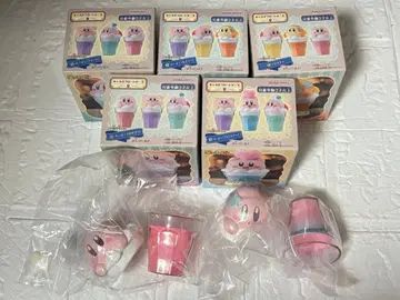 별의 커비 캐릭터 플로트 케이스 전 6종 + 레어 컴프 세트