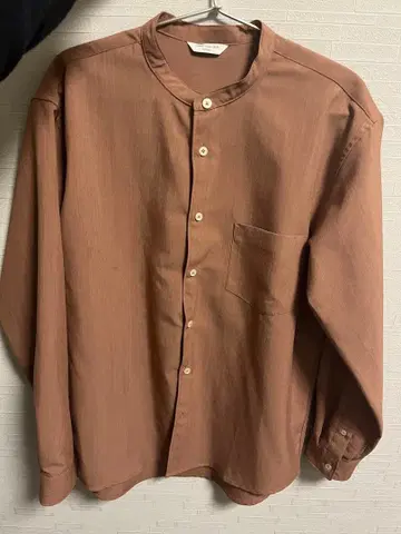 URBAN RESEARCH DOORS 브라운 긴팔 셔츠