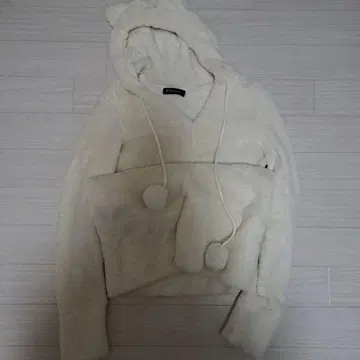 Pumpkin 후드 부착 아이보리 후드티