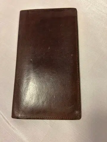 브라운 가죽 장지갑