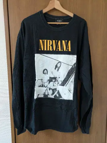 NIRVANA 닐바나 블랙 롱T