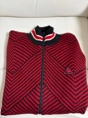 르꼬끄 스포르티브 골프 스웨터 자켓 4L 빨검