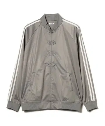 BEAMS LIGHTS / 차이나 트랙 자켓 라이트 그레이 사이즈 L