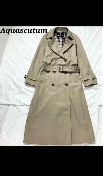 Aquascutum 베이지 트렌치코트