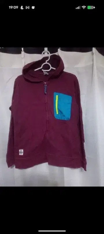 CHUMS (참스) 풀 집업 후드티