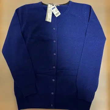 캐시미어 100% 파랑 L 사이즈 가디건