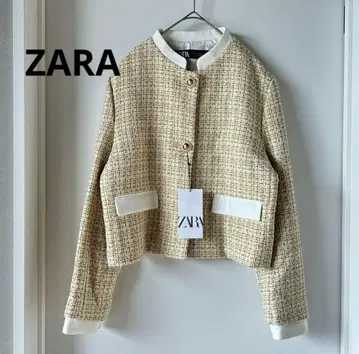 [ 미사용 택 포함 ] ZARA 자라 트위드 자켓 입학식 M