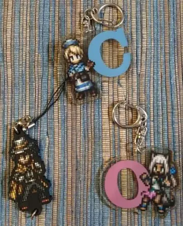 OCTPATH TRAVELER 아크릴 키링 세트