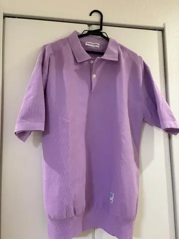 RODEO CROWNS 퍼플 피케 셔츠 반팔
