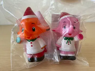 사토짱 사토코짱 크리스마스 버전 소프트 비닐 손가락 인형 총 2개