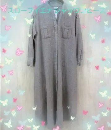 슬로브 이에나 셔츠 원피스