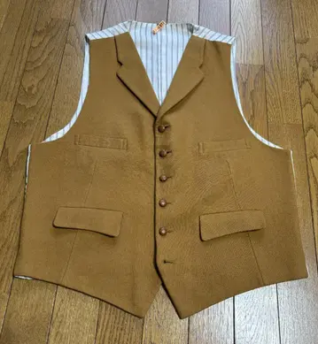 오드 베스트 6 트레디셔널 옷깃 베스트 지레 가을/겨울 트위드 헤링본