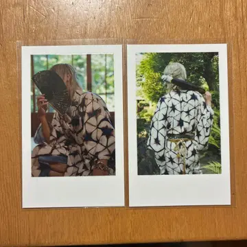 유유 유카타 실사 폴라로이드 2장 세트