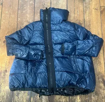 sacailuck 코쿤형 네이비 다운 자켓