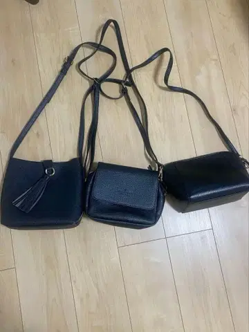 블랙 숄더백 3세트